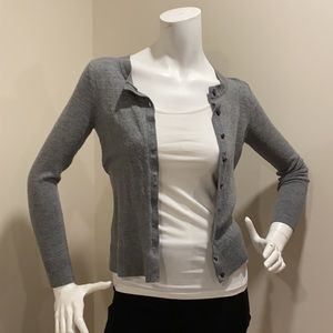 Grey Cardigan - Banana Republic
